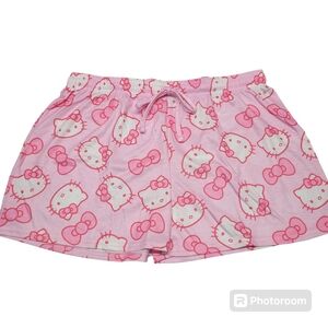 * Hello Kitty X-large Womens sleep shorts  pink drawstring waistline